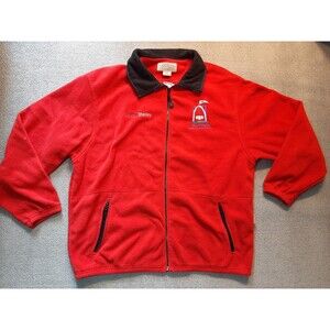 Timberline Mens Jacket XL Red Full Zip Ford Morgan Stanly Alber Pujols Logos